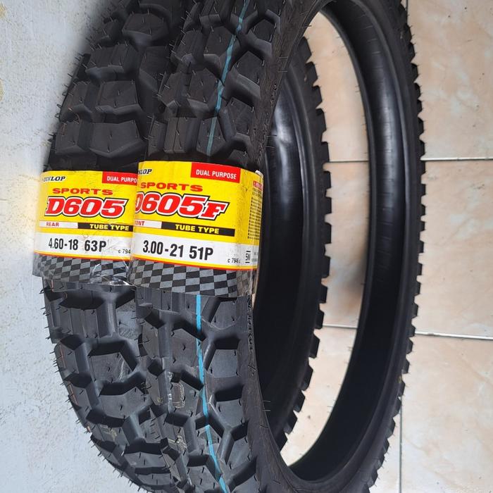 Ban dual purpose dunlop d605 21/18 ban dunlop d605 motor