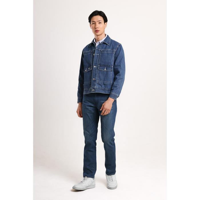 Used 1968 - Arkana Jaket Jeans Trucker Pria Boxy Fit Casual