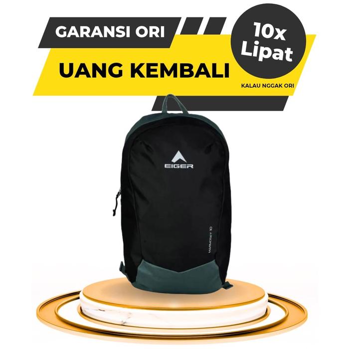 Tas Ransel Daypack Backpack Laptop Eiger Marmoset 10L Tas Punggung Pria Cowok Cowo Original Ori