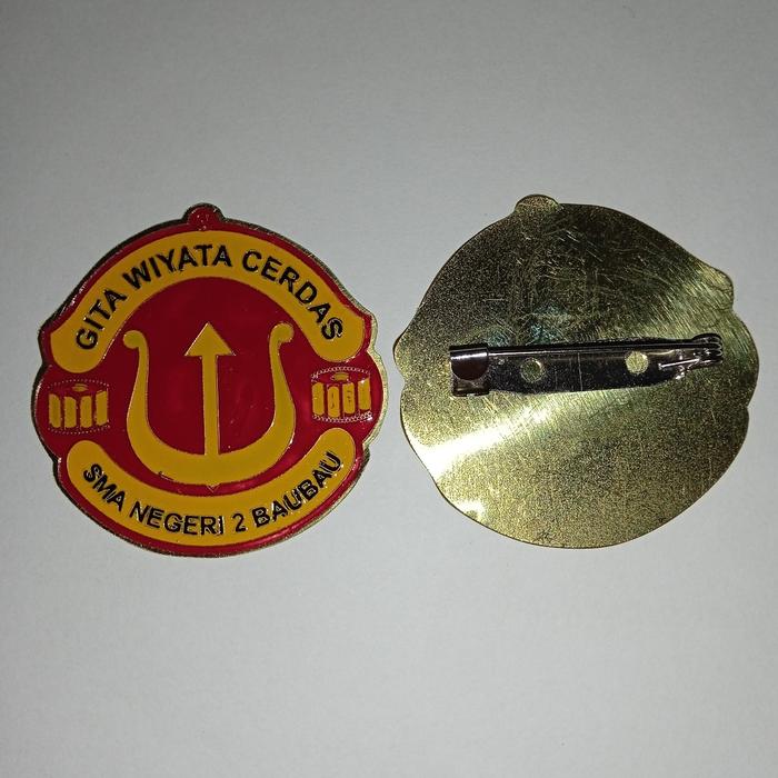 pin etching custom Pin Custom Magnet Bahan Kuningan Stainless Badge Event Pin Etching etsa