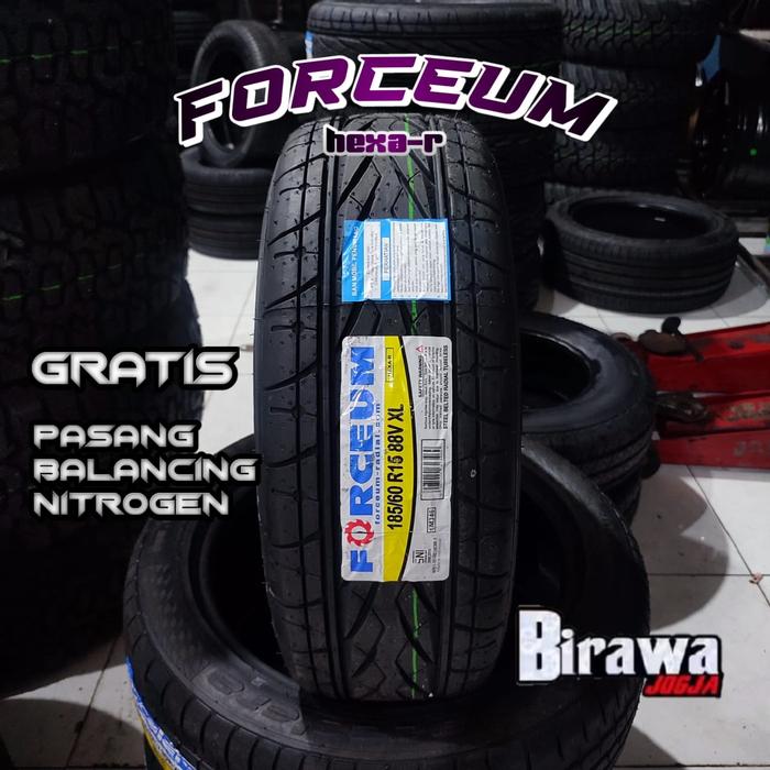 Ban Mobil Ring 15 Semi Slick Soft Compound Ban Forceum Hexa R 185/60 R15 Murah Terlaris