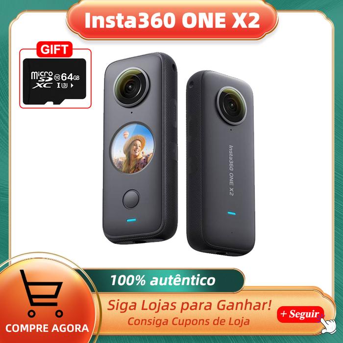Insta360 ONE X2 Kamera Aksi 360° Tahan Air IPX8 10m FlowState Stabilization