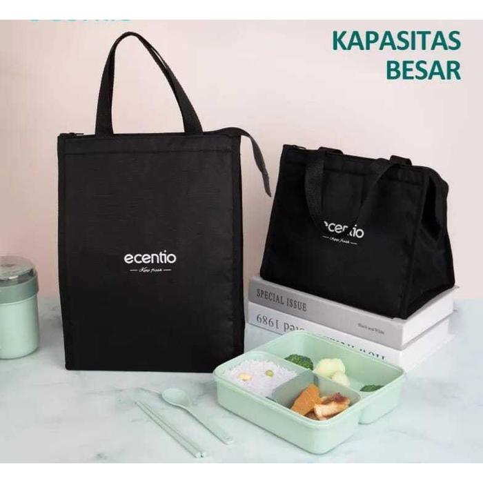 COD Tas Bekal Makan Siang Sekolah Kerja Kuliah Kantor Lunch Box Aluminium Foil Tas Thermal