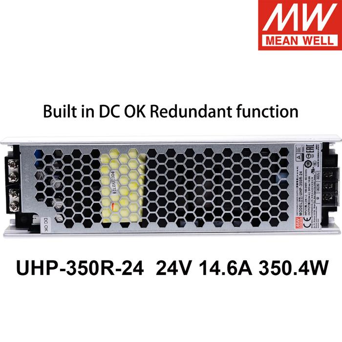 MEAN WELL UHP-350R-24 110V/220VAC To DC 24V 14.6A 350W Switching
