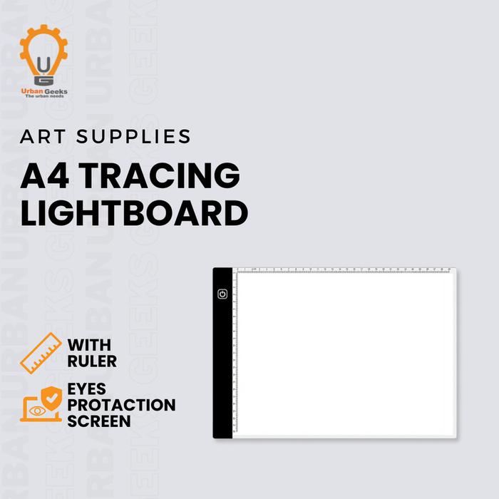 Urbanize A4 Digital Graphics Tablet LED Drawing Board Light Box Tracing With Scale