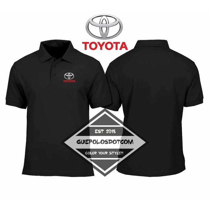 POLOSHIRT BERKERAH LOGO TOYOTA - Baju Berkerah Logo Toyota - POLO KERAH LOGO TOYOTA - POLO TOYOTA -