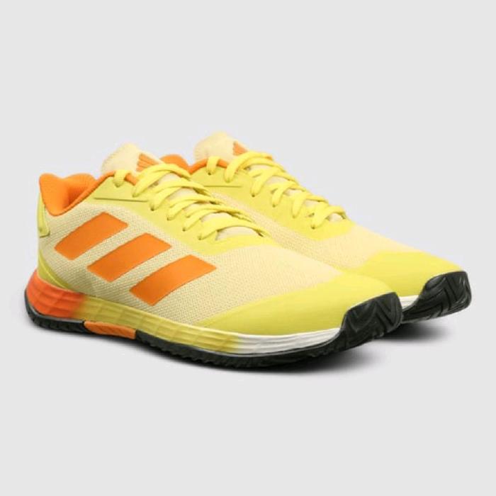 100% ORIGINAL made in India sEPaTu tenis VELOCITY yellow OrAnGe BLACK adidas TeNnis Shoes
