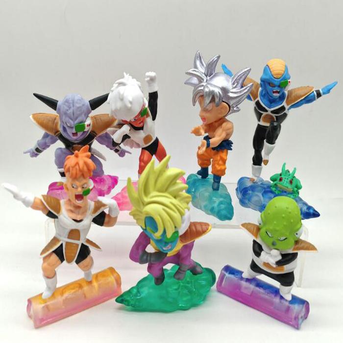 8pcs/set Dragon Ball Z Ginyu Force Cute Action Figure Collection Model Toys 7-10cm