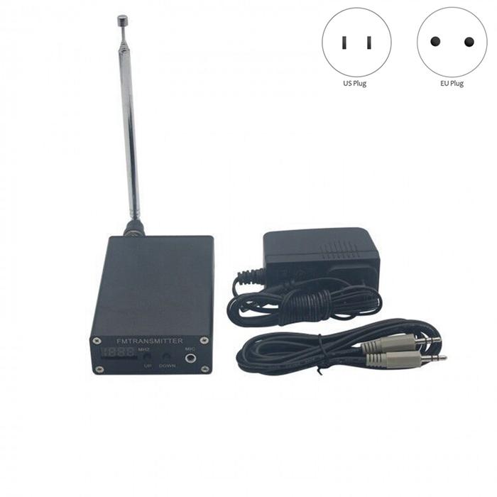 1MW PLL Stereo FM MP3 Transmitter Mini Radio Station 87-109Mhz With