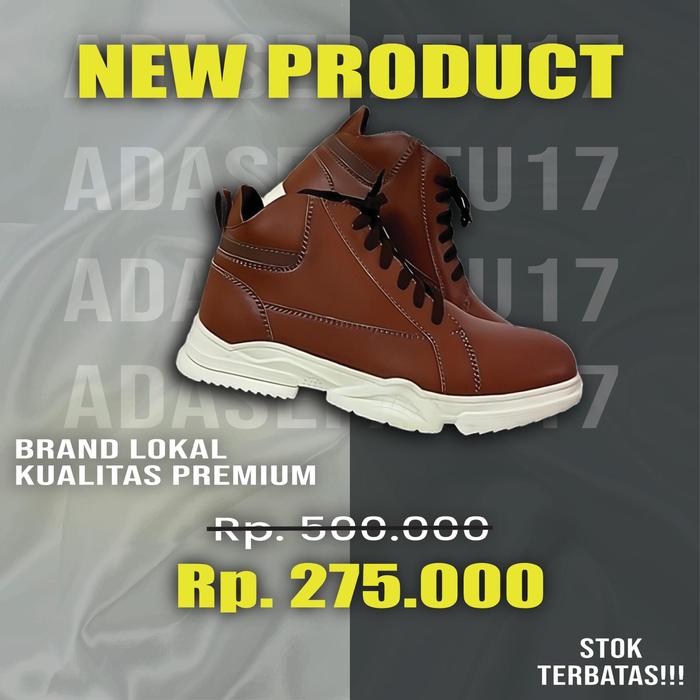 BOOTS GZ-02  SEPATU BOOTS PRIA Kerja