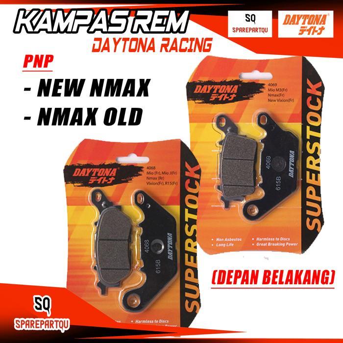 DISPAD KAMPAS REM DEPAN BELAKANG NMAX DAYTONA SUPERSTOCK