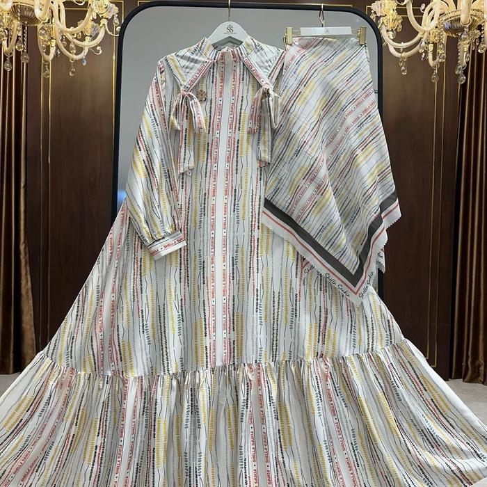 Dress shella sauqia printing Ss