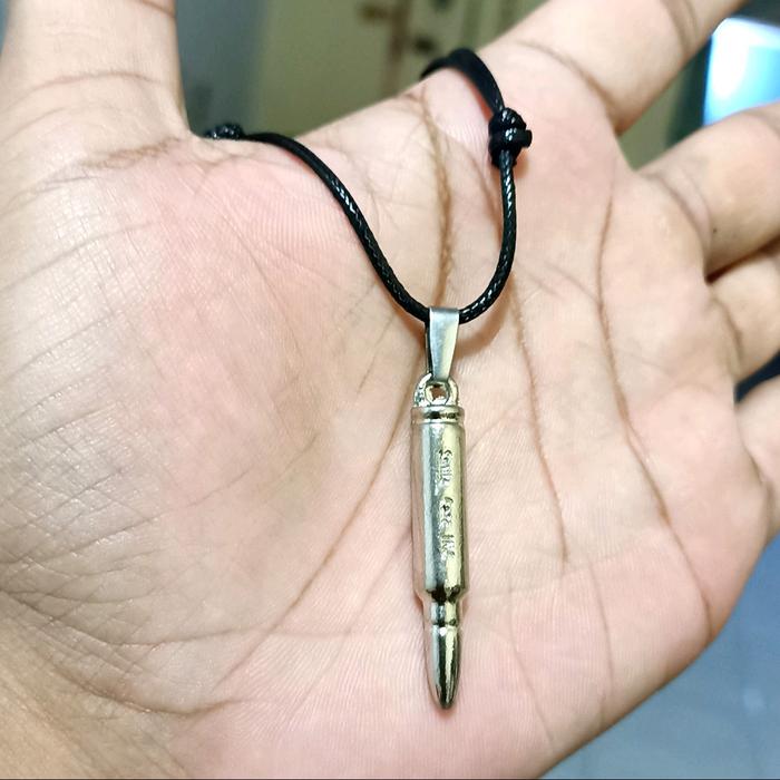 Kalung Tali Bandul Peluru