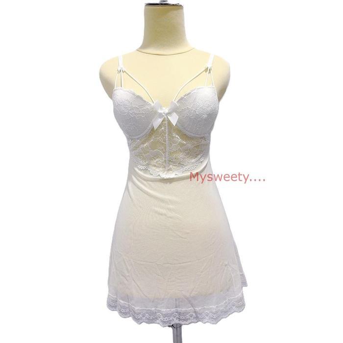 Baju Tidur y Lingerie Transparan Push up CUP Bra Wanita (DDD04)