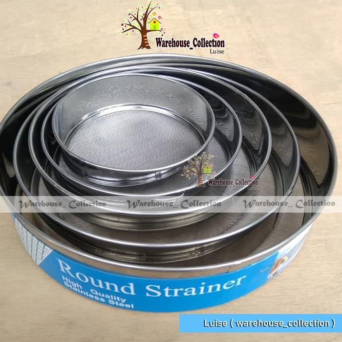 Saringan Ayakan Tirisan Strainer Tepung / Saringan Ayakan Santan / Saringan Mesh Ayakan Gula Halus, 