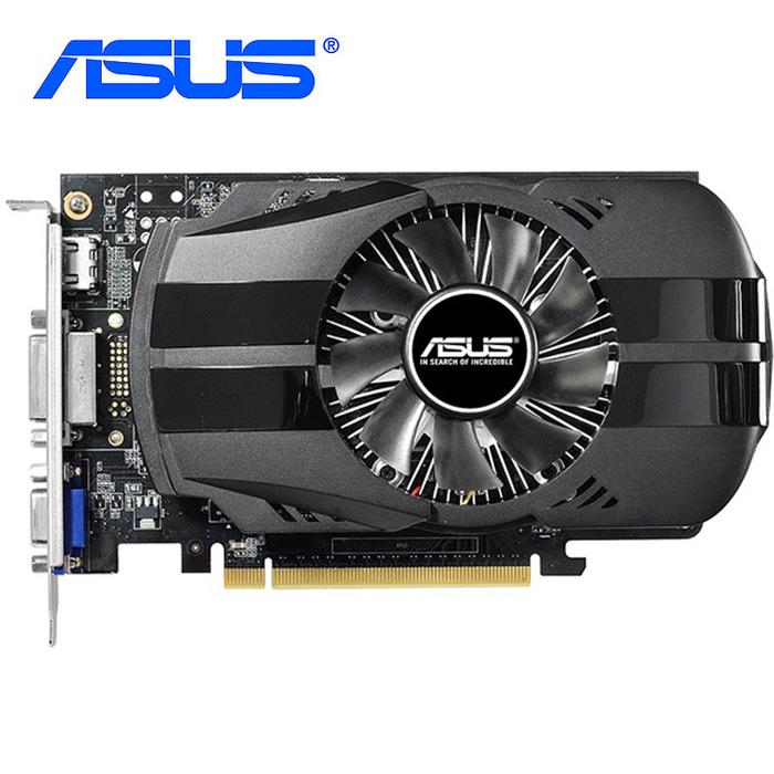 Kartu Grafis ASUS GTX750 2GB 128Bit GDDR5 Kartu Video untuk Kartu
