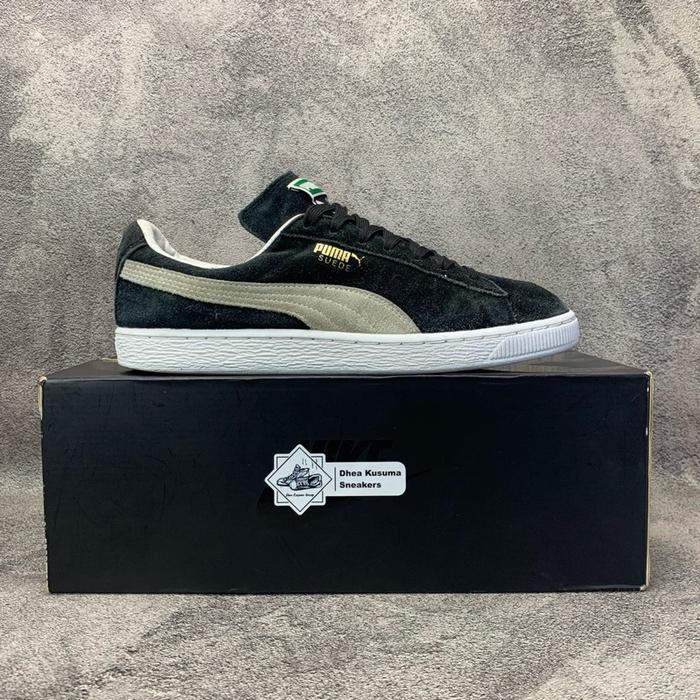 Sepatu Second Casual Puma Suede Classic Black White Size 42,5 insole 27,5 cm Original Guarantee 100%