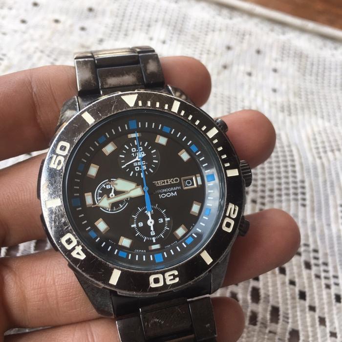 seiko chronograph 7t92 eks pemakaian