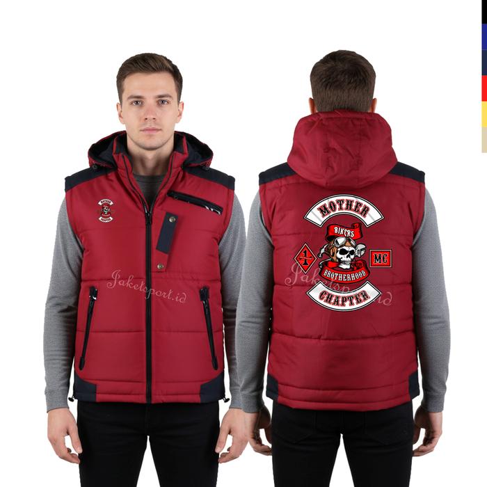 ROMPI CARGO Bikers Brotherhood Motorcycle Club BBMC PELINDUNG DADA CUSTOM SABLON DTF TAHAN ANGIN SEM