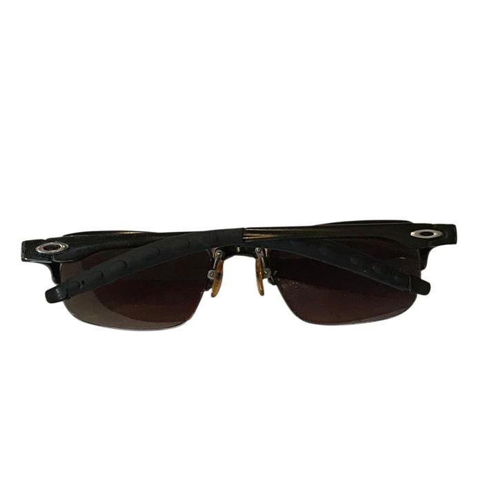 Vintage Oakley black splinter satin eyewear Sunglasses black pattent OX22077 Made in usa  Size 52-19