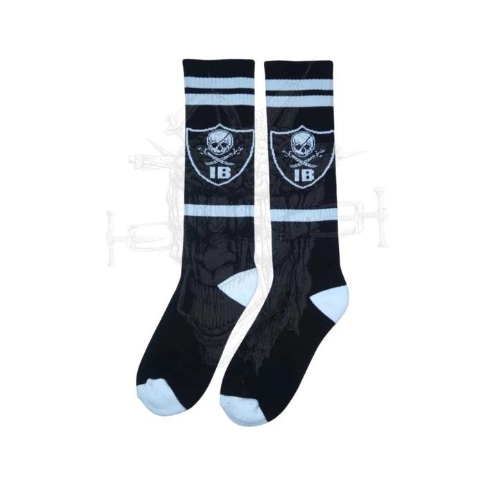 SOCKS - INTERNAL BLEEDING - ICON - BLACK WHITE