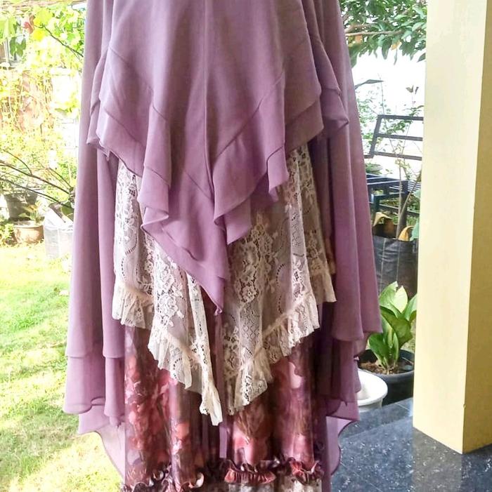 Gamis Premium Susun Renda