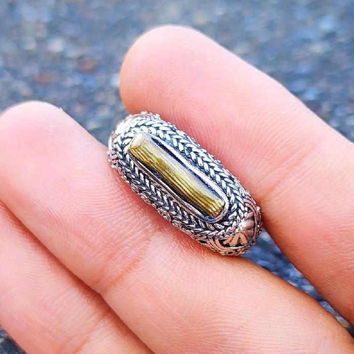 CINCIN AKAR BAHAR / ULI GADANG ASLI NUSA PENIDA BALI UKIRAN KHAS BALI ORIGINAL by DEWATA SILVER BALI