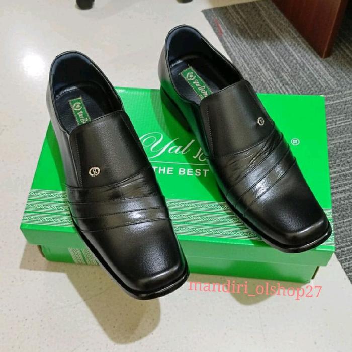Yal Barneet Sepatu Pantofel Kulit Sapi Asli 109% Original