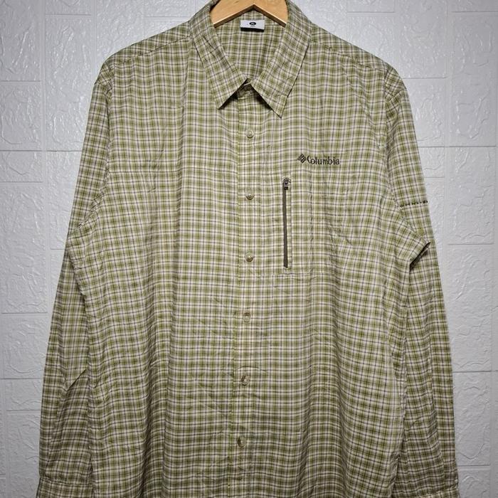 columbia outdoor shirt/kemeja outdoor second/outdoor shirt/second thrift/size besar