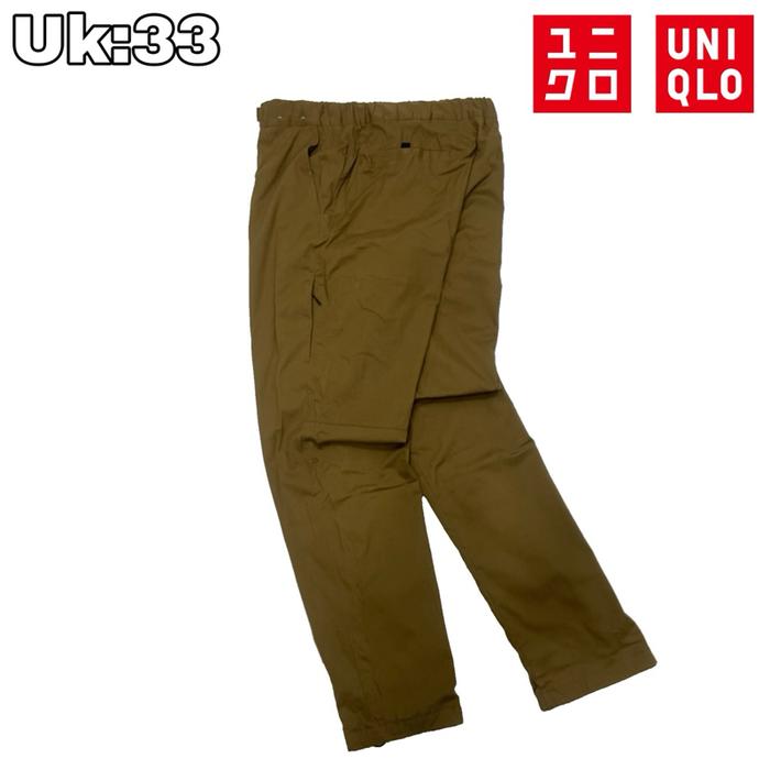 CG17 Celana Panjang Outdoor Uniqlo Heattech 33-34 Long Pants Casual Sport Polar Hiking Pendaki Gunun
