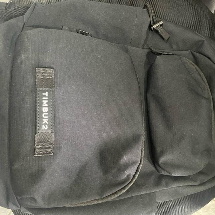 Timbuk 2 Flight Backpack, Tas Ransel Timbuk 2, warna Hitam, Bekas, Bukan Bellroy, Tumi, Aer, Ablecar