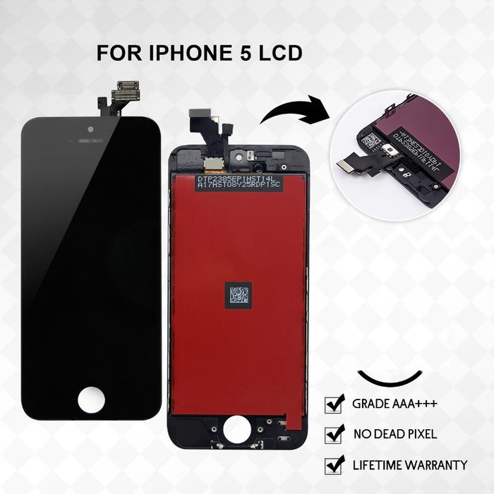 AAA+++Touch Screen for iPhone 5 LCD Display Full Assembly LCD 3D