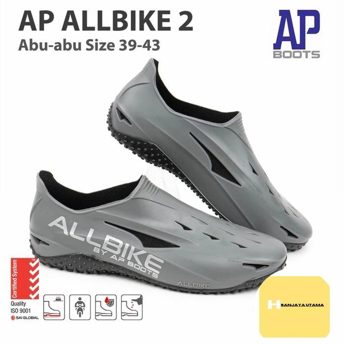 NEW SEPATU SEPEDA ROAD BIKE ALL BIKE 2 SEPATU BERSEPEDA ABU ORI