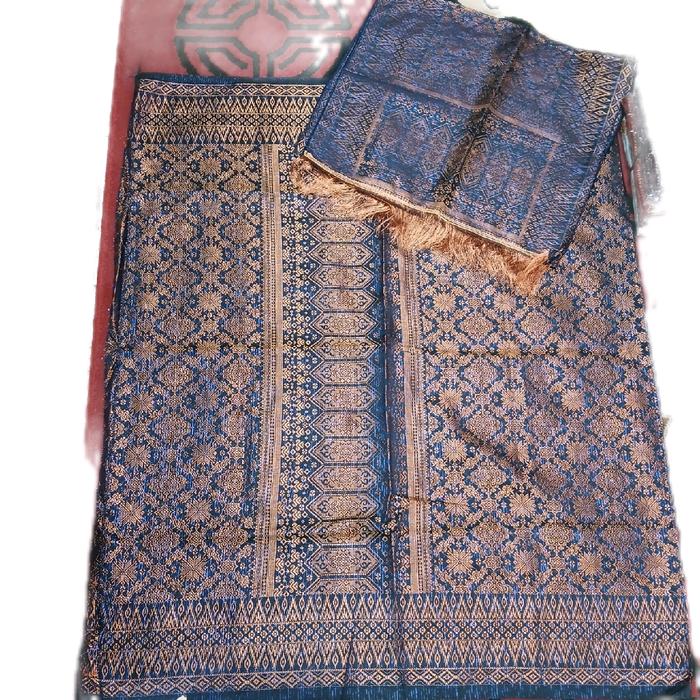 bakal songket palembang set selendang/songket tenun computer