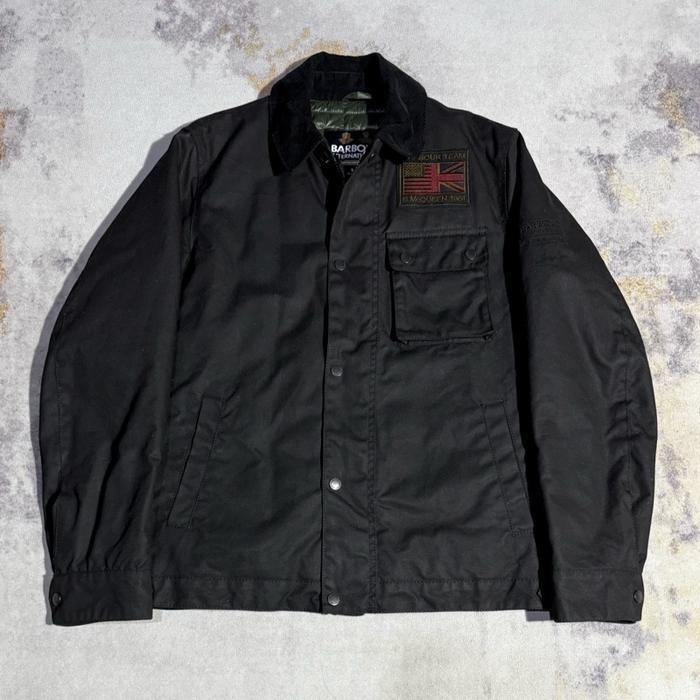 BARBOUR INTERNATIONAL STEVE MCQUEEN WORKERS BLACK WAX JACKET