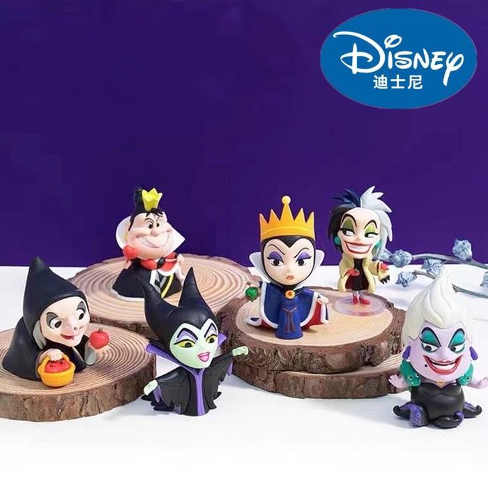 6.5-8cm Disney Fairy Tale Villain Figure Queen Cruella Maleficent