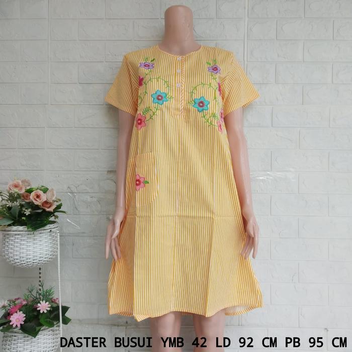 Daster Katun Bordir Pendek YUNYUN Size M (YMB)