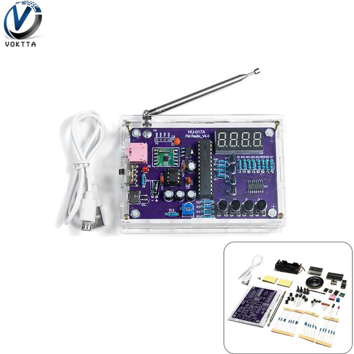 RDA5807 TDA2822 HU-017A RDA5807S Radio Kit FM FM Electronic DIY Parts