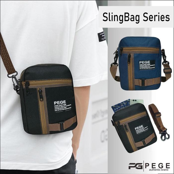 Collection Kreatif Tas Slingbag Bahu Selempang  Tristan Casual - PG 8935