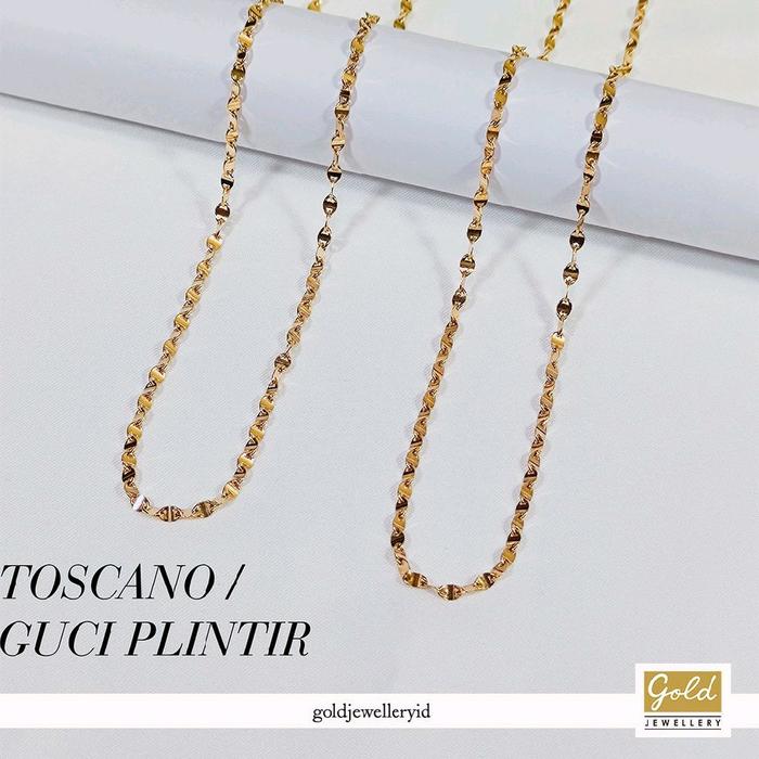 Kalung emas kuning 700 16k model toscano part 1
