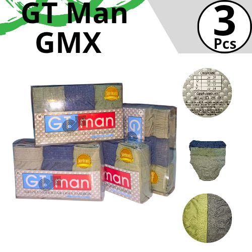 Celana Dalam Pria GT Man GMX Isi 3 Pcs Clasic Brief