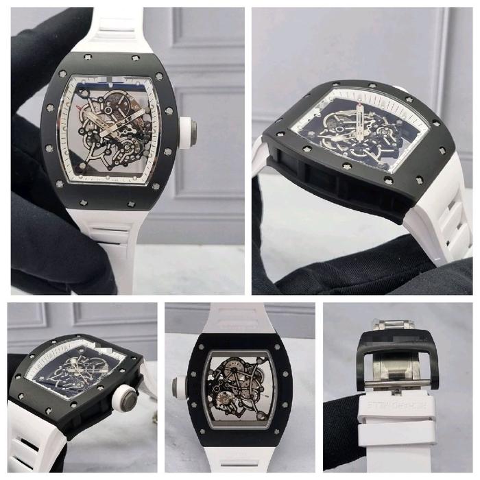 Dr.Jam II RM RM055 055 RMF BLACK CERAMIC WHITE RUBBER 43MM TOP TIER 5