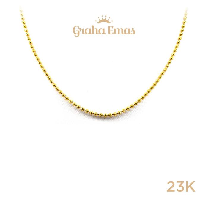 Graha Emas Kalung Emas Kuning Chain 23K - Yellow Gold Necklace Chain Model 23ct [ 00ET ]