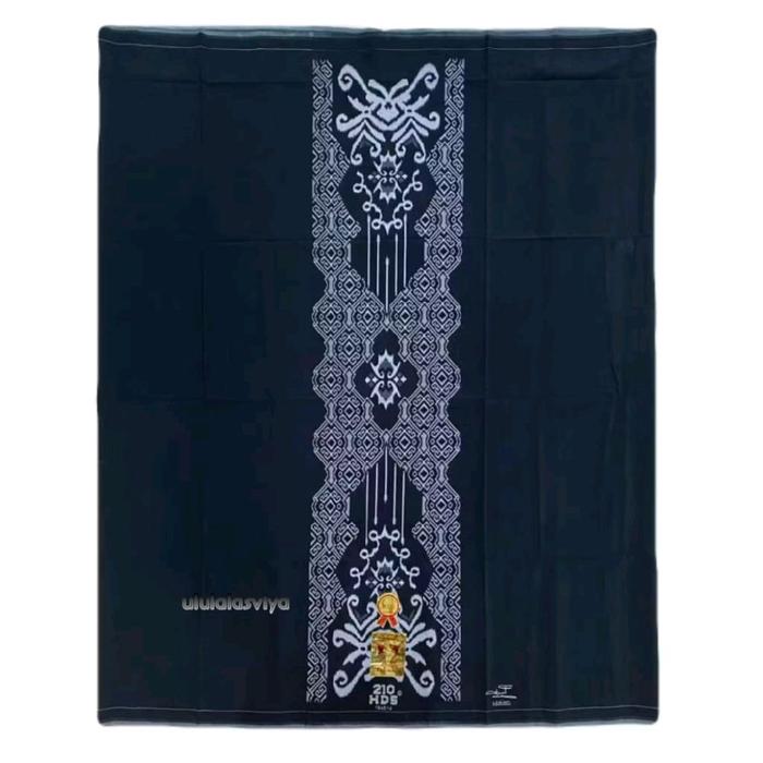 sarung HDS Samarinda htam motif & batik dewasa jumbo Muslim Katun Santri Hitam Pekalongan Pria ketju