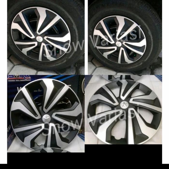 Whell Dop Velg Mobil Grand Max Pick Up Dop Velg Hitam Silver