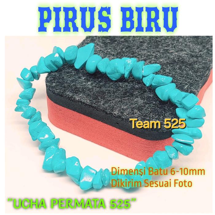 Gelang batu kerikil pirus biru polos xinxiang china asli virus original persi gelang pria wanita dew