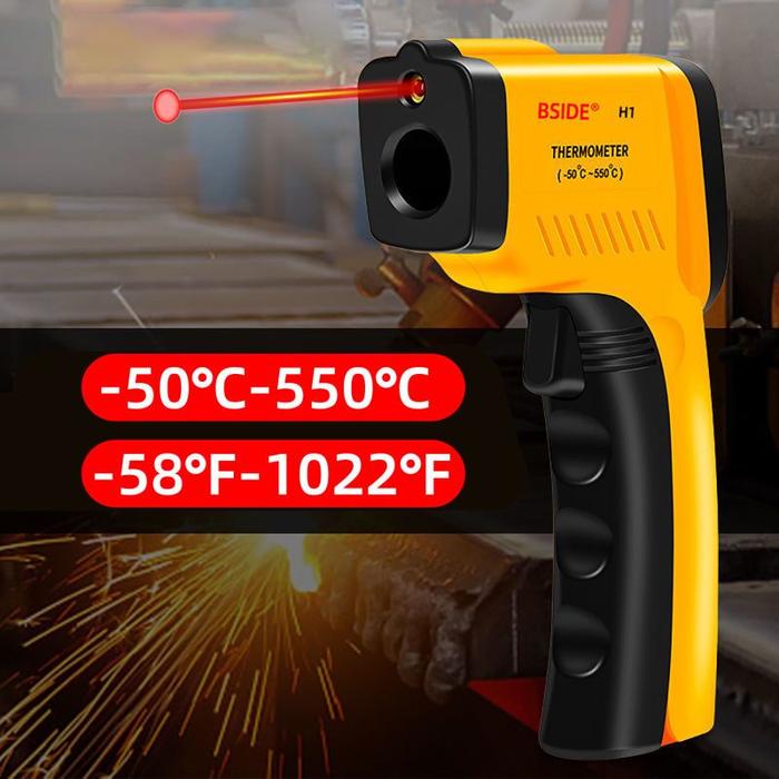 BSIDE H1 Infrared Thermometer Non-Contact Digital Laser Temperature Gun -58β-1022β (-50β-550β) for P