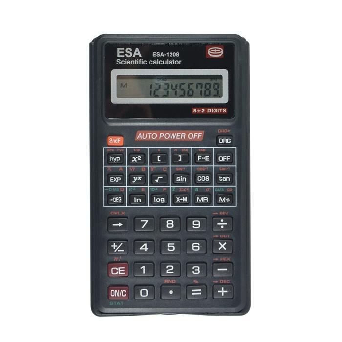 Kalkulator Scientific Esa 1208 Scientific Calculator Warna Hitam