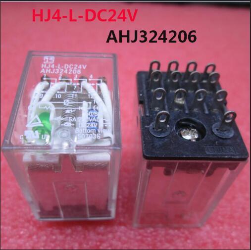 NEW 24V relay HJ4-L-DC24V AHJ324206 HJ4L-DC24V DC24V 24VDC 24V 5A
