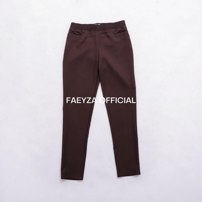 storelly99 Celana Coklat Wanita Merk Cellia Size S M L XL XXL 4L 5L 6L Celana Panjang Wanita Celana 